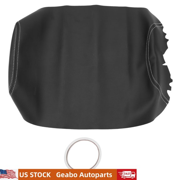 Geabo PU Center Console Armrest Cover Black for Lexus LS460 2007-2016