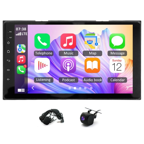 Geabo Universal Car Stereo for Toyota 4Runner 1999-2016, Android 14 9" Touchscreen Radio with Wireless CarPlay Android Auto GPS FM/RDS WiFi Bluetooth Mirror Link SWC Split Screen 2+32G