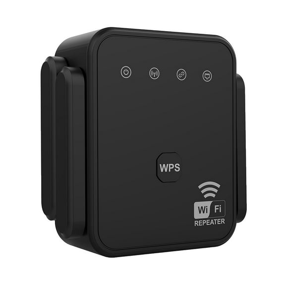 Geabo WiFi Extender 300Mbps 2.4GHz Signal Booster Repeater AP Mode Ethernet Port Stable Wide Coverage Easy Setup for Home Office Black