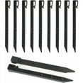 Gealach 12 PCS 24.5cm Heavy Duty Plastic Stakes Landscaping & Garden