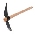 thumbnail image 1 of Gealach 1PCS Small Hoe, 40cm Stainless Steel, Wooden Handle, Multifunctional Hand Tool for Digging, Weeding, Turning Soil, 1 of 8