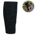 Gealach Adjustable Support Calf Bandages, Black Single Pack [One Size], Targeted Compression for