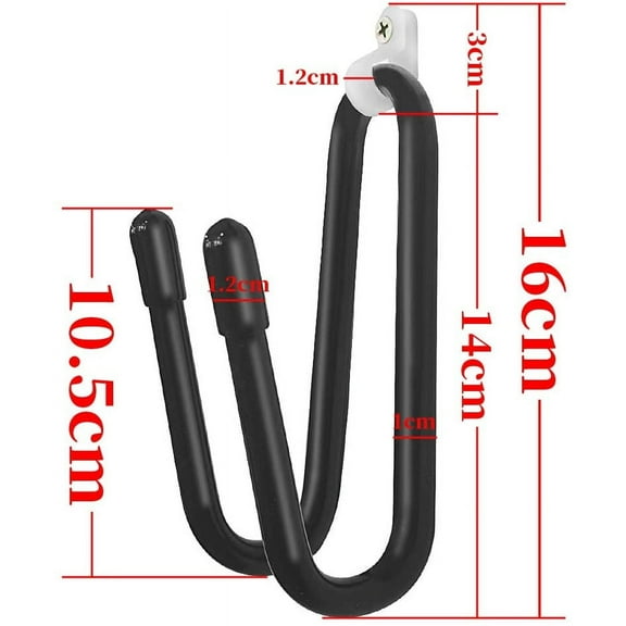 Gealach Archery Display Stand, Wall Hook for Bows & Arrows, Scratch-Free, 1-Piece, 10 lbs (5 kg) Load, Recurve/Traditional/Longbow Compatible
