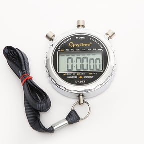 Gealach Digital Stopwatch,Handheld Large LCD Display,Waterproof Daily Alarm 1/100 Second Precision Timer for Football Sports Training