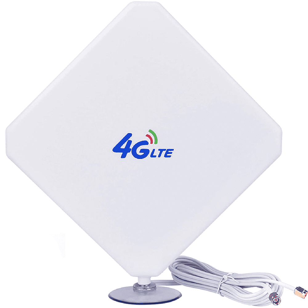 Gealach Universal 4G LTE Antenna, 25dBi Gain, Compatible with Most Wireless Carriers, For Indoor/Outdoor Use, Magnetic Base, 1 Unit
