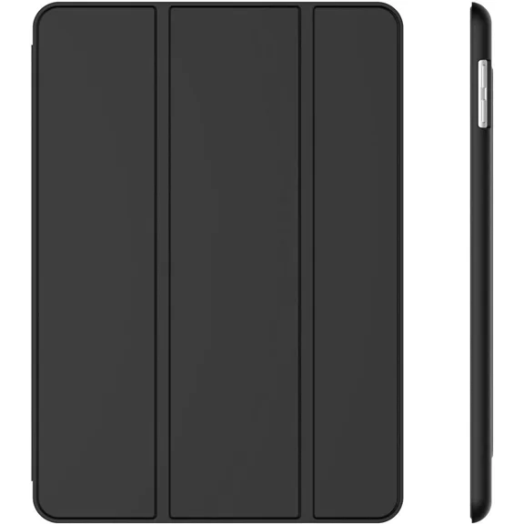 Gealach us Semi-Transparent Frosted iPad Case, 9.7-inch (5th/6th Gen), Stand Function, Auto Wake/Sleep, Black, 1 Piece