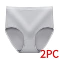 thumbnail image 1 of Gealkoca 2PC Womens Cotton Underwear Solid Plus Size High Waist Leak Proof Crotch Shorts Panties, 1 of 6