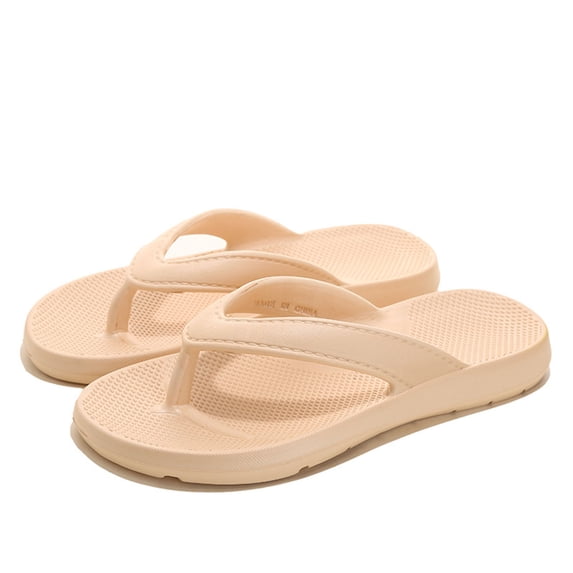 Gealkoca Flip Flops for Women and Men with Arch Support Comfortable Sandals Walking Thong Sandals Beach Shower Solid Color Clip Toe Open Toe Slippers