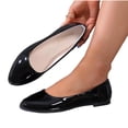 thumbnail image 1 of Gealkoca Women's Classic Closed Toe Dress Shoes Comfortable Solid Color Flat Shoes Ballet Flats Casual Work Shoes Dressy Slip-ons Loafers, 1 of 9