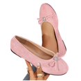 thumbnail image 1 of Gealkoca Women's Comfortable Flats Round Toe Flat Shoes for Women Bow Dressy Flats Shoes with Arch Support Insole Office Flats for Work, Party, Date, 1 of 9