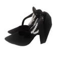 thumbnail image 1 of Gealkoca Women's High Block Heels Pumps Pointed Closed Toe Ankle Strap Dress Wedding Shoes Formal Comfortable Work Party Night Dress Shoes, 1 of 9