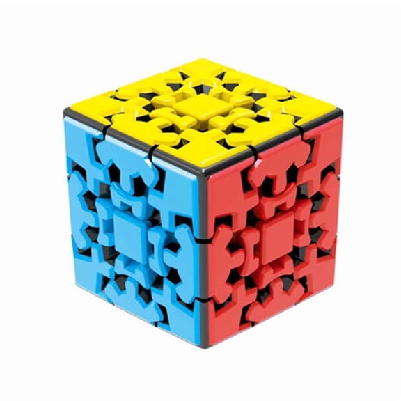 Gear 3x3x3 Speed Cube with Three-Dimensional Gear Structure