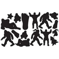 Gear Aid 20" Tenacious Tape Peel and Stick Sasquatch Gear Patches - Black