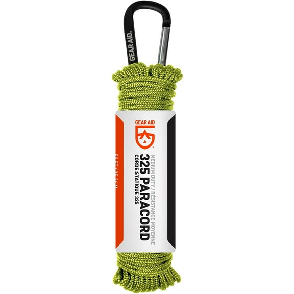 Gear Aid 325 Paracord 50 ft. Utility Line - Nav Green