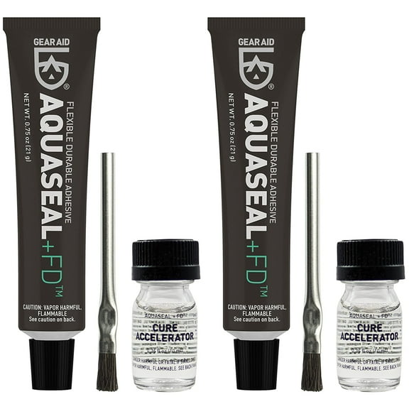 Gear Aid Aquaseal 0.75 oz. FD Wetsuit Repair Adhesive/Cure Accelerator - 2-Pack