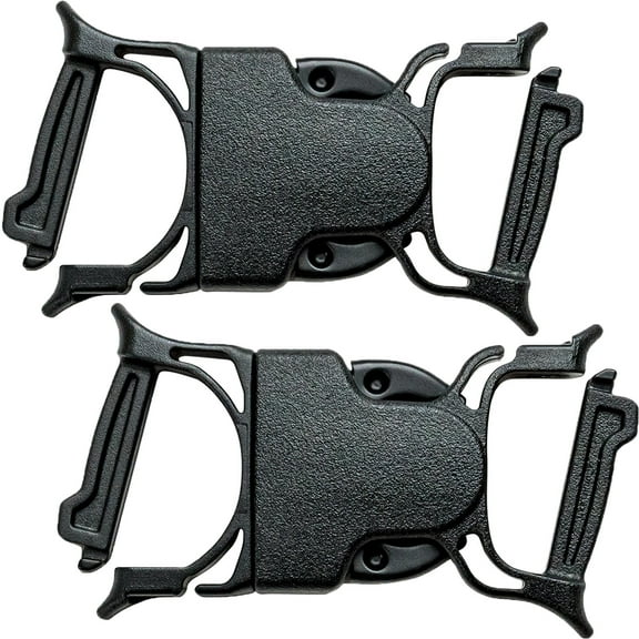 Gear Aid Dual Snap 1" No-Sew Replacement Bar Buckle - 2-Pack