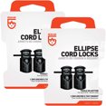 thumbnail image 1 of Gear Aid Ellipse No-Sew Replacement Tightening Cord Locks 2-Pack - Black, 1 of 2