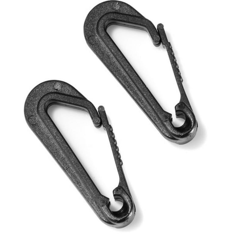 Gear Aid Plastic Snap Hook for Camping Hiking Webbing Strap Customization  -Black