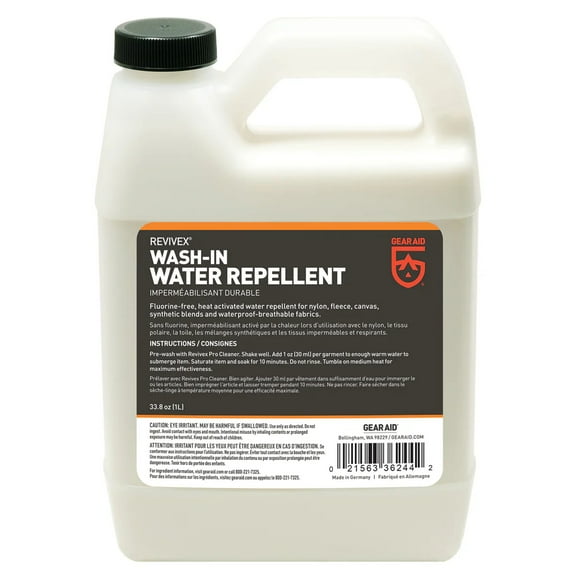 Gear Aid Revivex 33.8 fl oz. Wash-In Outerwear Water Repellent