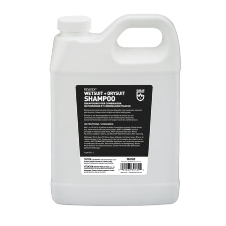 Gear Aid Revivex Wetsuit Drysuit Shampoo Conditioner for Neoprene Gear 1 Gallon