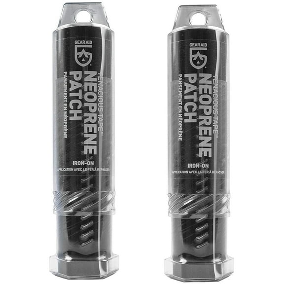 Gear Aid Tenacious Tape Iron-On Neoprene Patch - 2-Pack