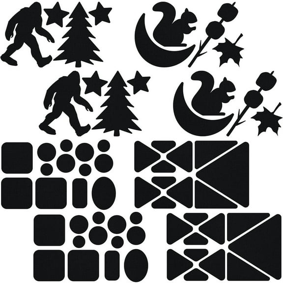 Gear Aid Tenacious Tape No-Sew Peel and Stick Gear Patches 2-Pack - Camping