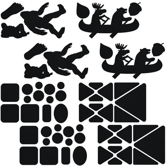 Gear Aid Tenacious Tape No-Sew Peel and Stick Gear Patches 2-Pack - Outdoors