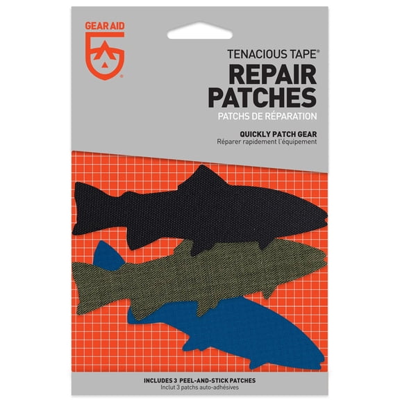 Gear Aid Tenacious Tape Repair Patches - Fish