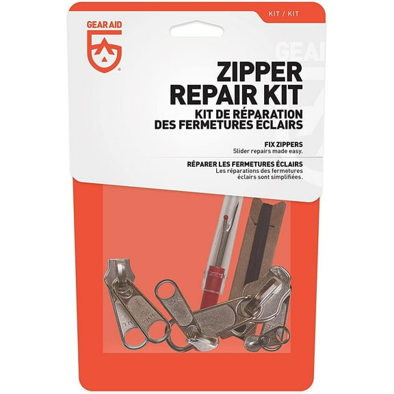 Gear Aid Zipper Repair Kit for Quick Outdoor Recreation Fix Emergency Survival