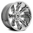 thumbnail image 1 of Gear Alloy 752C Slayer Chrome Wheel Rim, 20" x 12" 5 x 5.5"/5 x 150mm -44mm, 752C-2125244, 1 of 5