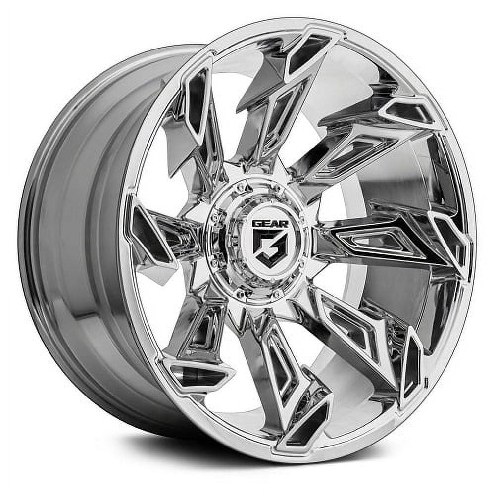 Gear Alloy 752C Slayer Chrome Wheel Rim, 22