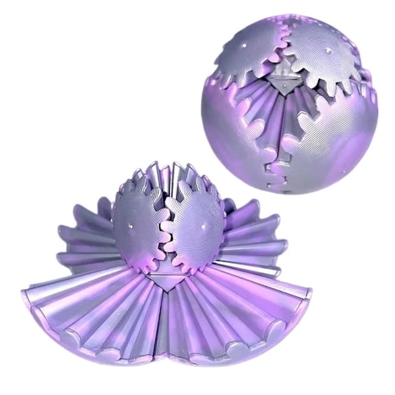 Gear Ball 3D Printed Fidget  Spin Ball or Cube Stress Relief Desk  Anxiety Relax Activity For Adults  Gifts Hot