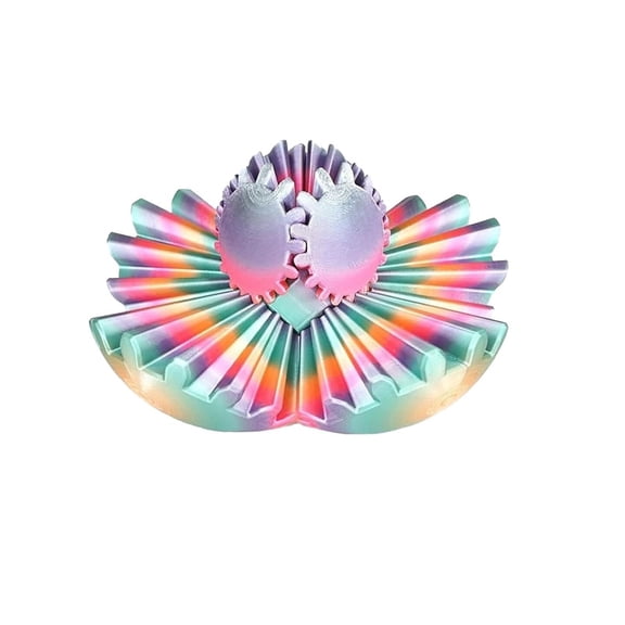 Gear Ball 3D Printed Spin Ball or Cube Fidget ,Gear Sphere Fidget ,for Stress and Anxiety Relief, Stress Ball GearSphere Desk