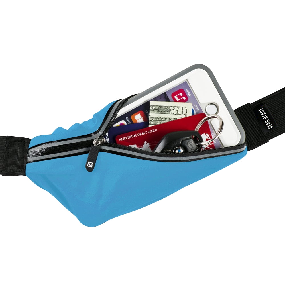 バッグ ponytail Gear Beast Waterproof Running Belt Fanny Pack Waist Bag. ID