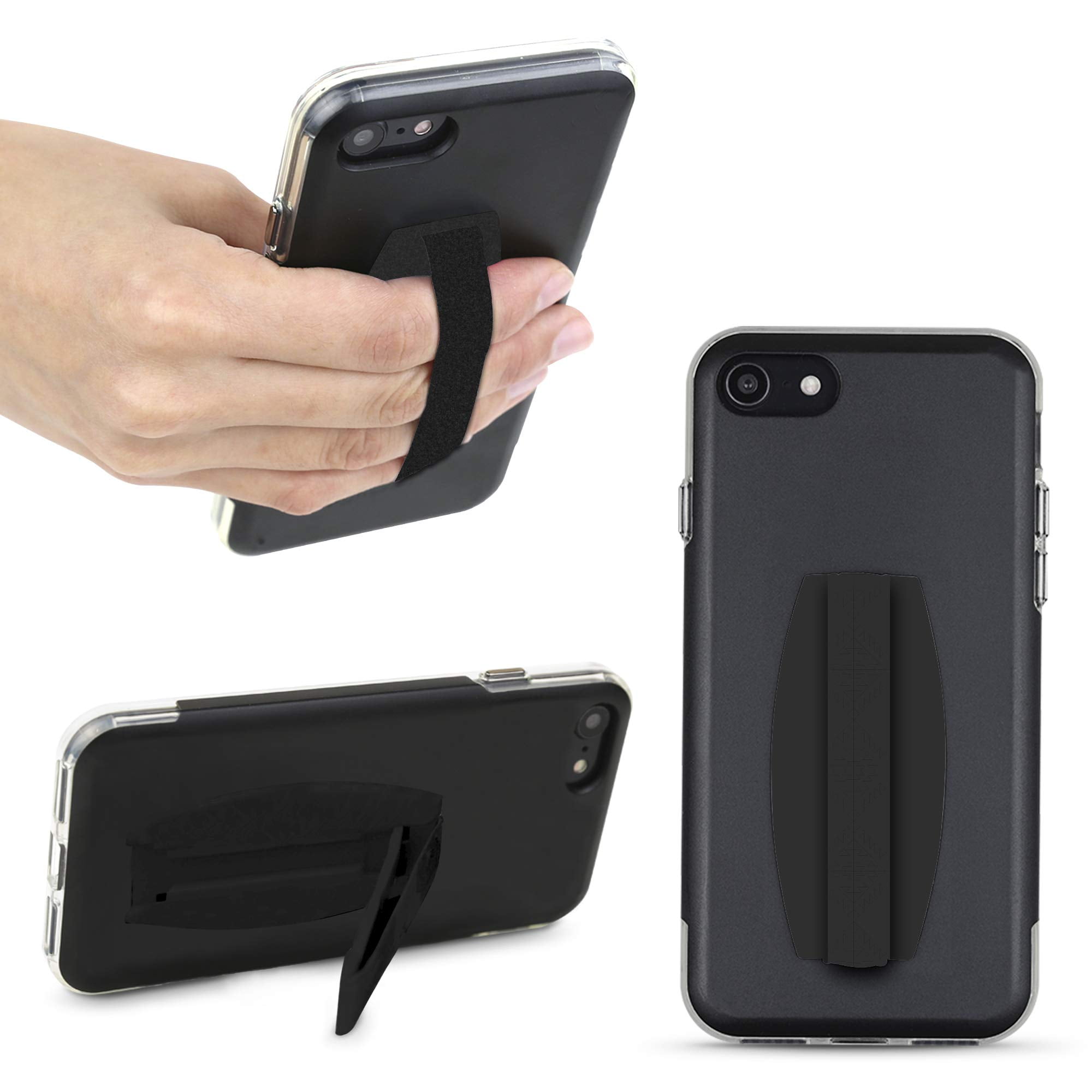 Gear Beast Universal Cell Phone Grip - Ultra Slim Elastic Finger Holder ...