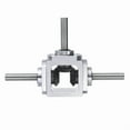thumbnail image 1 of Gear-Box 90 Degree Right Angle Bevel- 1:1 Reversing Double Output Shaft 1 Module 20 Teeth Bevel Gear, 1 of 6
