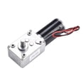 thumbnail image 1 of Gear Box Motor Dc 12V 24V High Torque Electric Power Speed Reduce Turbine Worm 12V27Rpm, 1 of 8