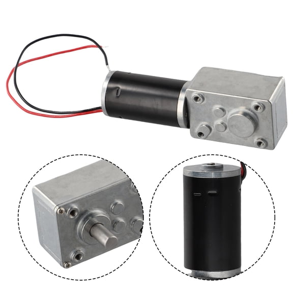 Gear Box Motor Dc 12V 24V High Torque Electric Power Speed Reduce Turbine Worm