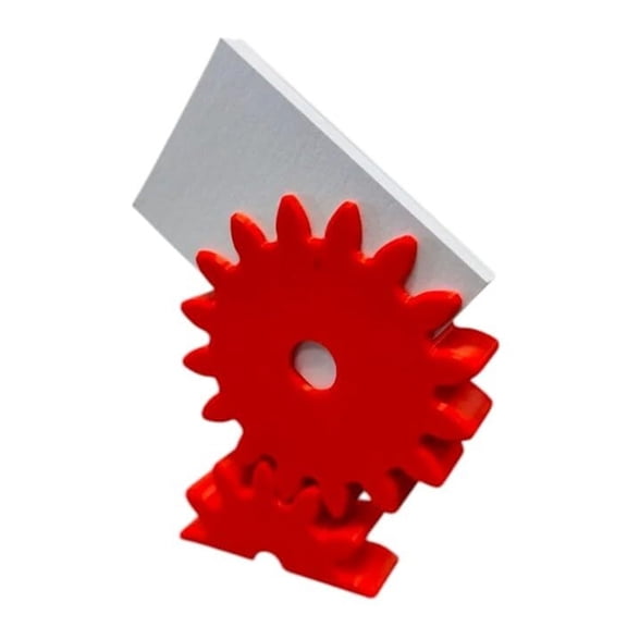 Gear Business Card Holder  Mechanical Themed Desk Organizer  3D Printed Office Decor  Great Gift for Engineers & Makers  3.85" x 0.9"x 4.4"