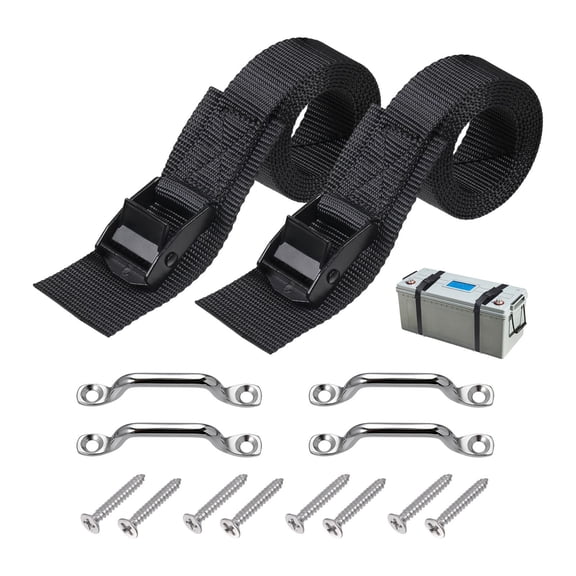 Gear Cams Buckles Straps with Soft Padding Nylon Tie Down Straps for Secure Fastening On Boats Trucks & Trailers