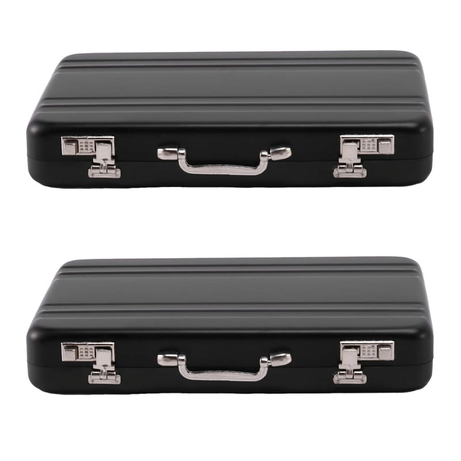 Gear GO Password Protection Aluminum Mini Briefcase, Black