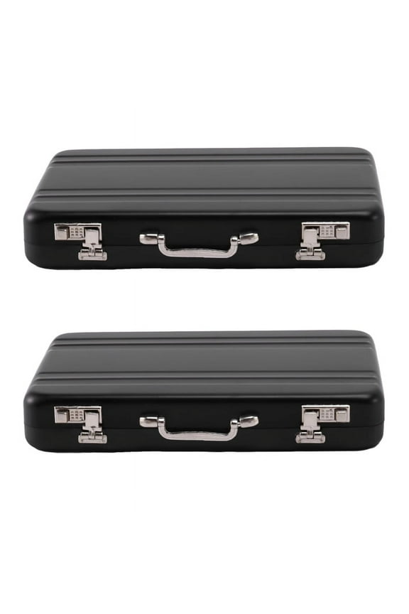 Gear GO Password Protection Aluminum Mini Briefcase, Black