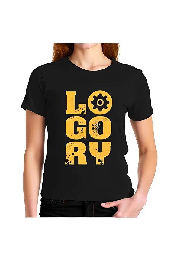 Gear Graphic RY Tee Industrial Accent Bold Casual Street Style Unisex T-Shirt up to size 5XL