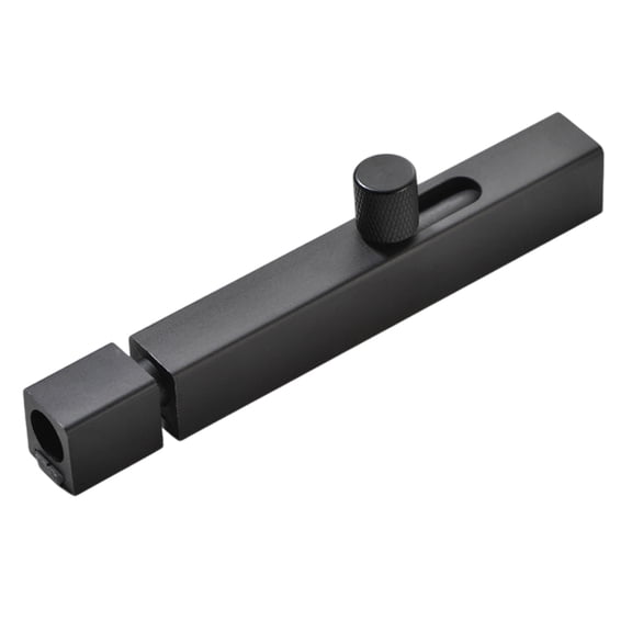 Gear Handle French Door Lock, Aluminum Alloy Barrel Bolt Latch Security Slide Door Deadbolt Lock With Screws For Inside Bedroom Door Cabinet Safety