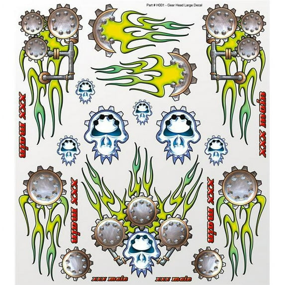 Gear Head Large Decal
