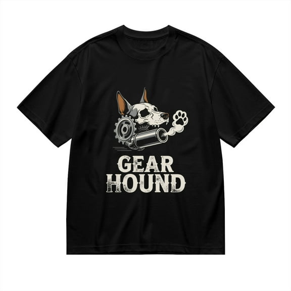 Gear Hound, Gear Hound Print, T Shirt for Men, Vintage Graphic Tees Men, 23686747,3XL