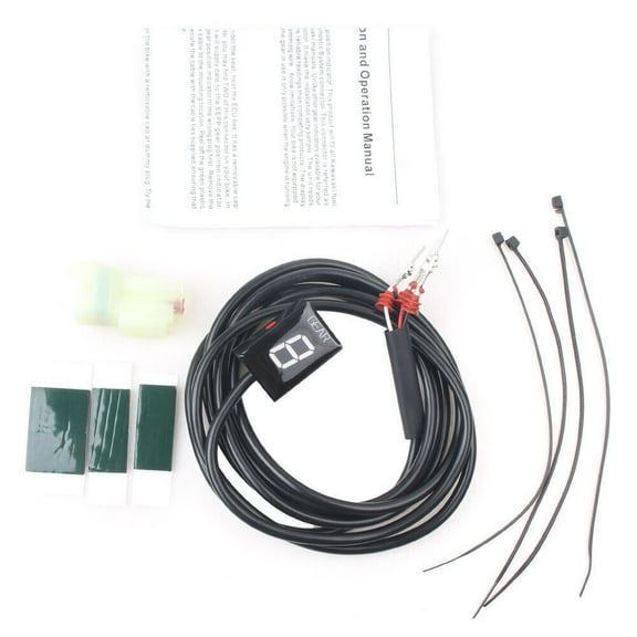 Gear Indicator RED LED Display fit for Kawasaki Ninja 250 300 Z250 Z800 Motorcycle