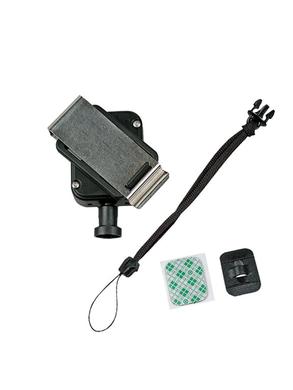 Cell Phone Tether - Retractable Keychain Phone Strap With Rotating Belt Clip Mount - Ideal Cycling, Hiking Gear & Kayak Accessories - 36 Extension, 6oz. Retraction - USA Made CA1