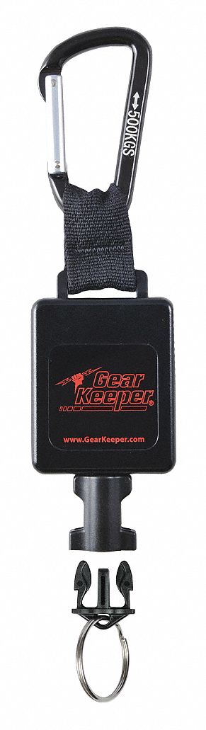 Trident Gearkeeper Retractor Clip - Lanyard With Kevlar Core For Tools, Keys, ID Badges