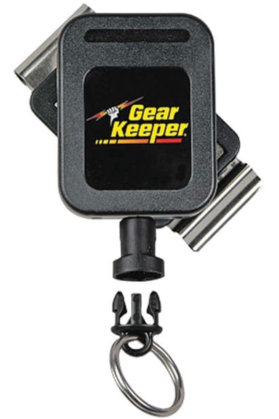 Retractable Keychain with Stainless Steel Rotating Belt Clip - Split Ring Tactical Keychain for Keys & Badges - Holds Up to 21 Equipment Keys - High Force, 32-Inch Extension - USA Made